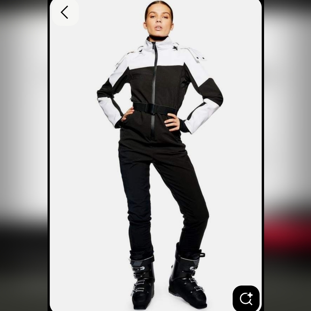 TopShop SNO Hooded Ski Onesie Size US 4